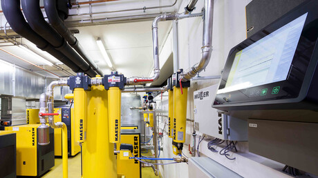 Kaeser Kompressoren compressed air station at Fürst GmbH