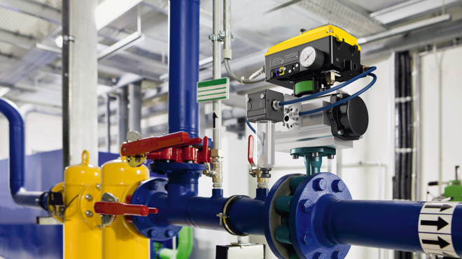 מערכת DHS 4.0 מורכבת בתחנת אוויר דחוס.