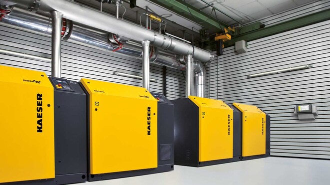 תחנת מפוח אונות של KAESER Kompressoren.