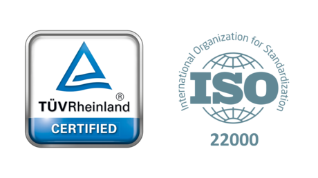 מאושר ISO 22000 - TÜV Rheinland
