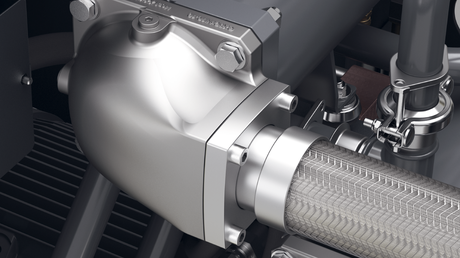 מפל לחץ מופחת הודות לכניסה ויציאת אוויר אופטימלית.