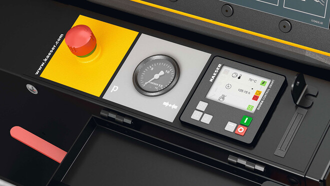 הפעלה ידידותית של מדחסי MOBILAIR עם SIGMA CONTROL SMART.