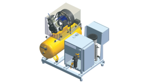 Example structure of an OEM compressed air station
